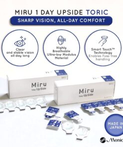 Miru 1day UpSide Toric Daily Disposable Lenses 9 Miru 1day UpSide Toric