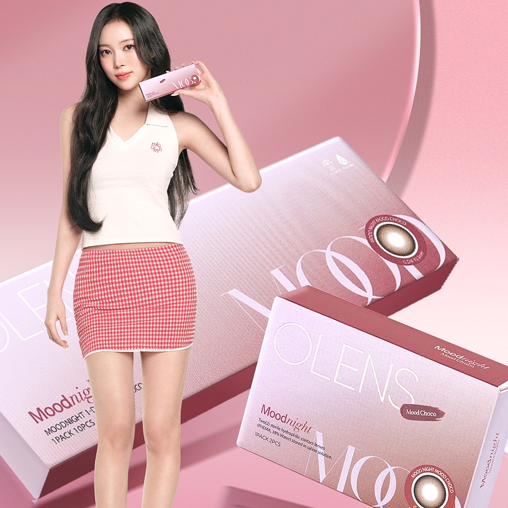 OLENS 1Day Mood Night Mood Choco Daily Coloured Contact Lenses 6 OLENS Mood Night Mood Choco Daily Coloured Contact Lenses