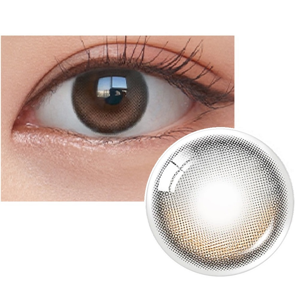Olens Glowy Natural Mocha Brown Monthly Coloured Contact Lenses 1 Olens Glowy Natural Mocha Brown Monthly Coloured Contact Lenses