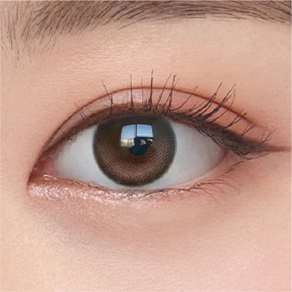 Olens Glowy Natural Mocha Brown Monthly Coloured Contact Lenses 2 Olens Glowy Natural Mocha Brown