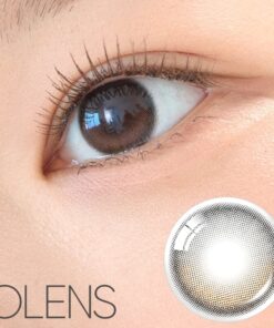 Olens Glowy Natural Mocha Brown Monthly Coloured Contact Lenses 10 Olens Monthly Glowy Natural Mocha Brown