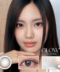 Olens Glowy Natural Mocha Brown Monthly Coloured Contact Lenses 13 Olens Monthly Glowy Natural Mocha Brown Coloured Contact Lenses