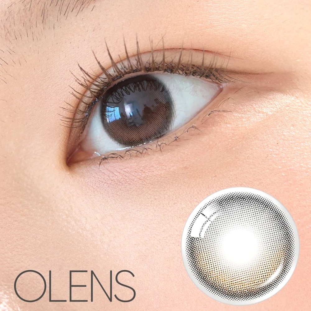 Olens Glowy Natural Mocha Brown Monthly Coloured Contact Lenses 3 Olens Monthly Glowy Natural Mocha Brown