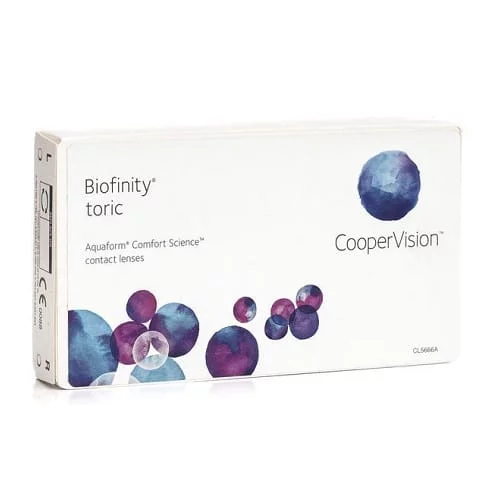 CooperVision Biofinity Toric astigmatism lens